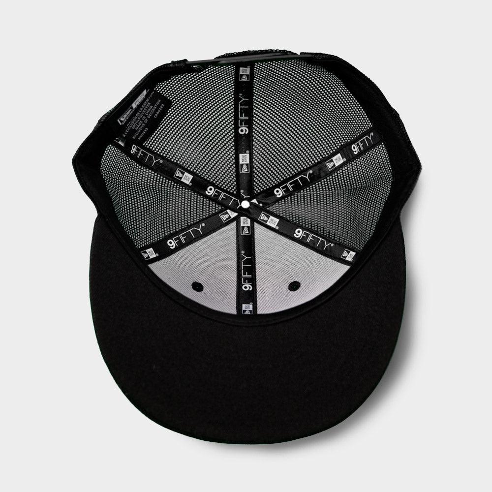★韓国の人気★【GRAILZ】★FORMAT TRUCKER MESH CAP★ SMU LOGO TRUCKER MESH CAP | ONE SIZE(19) BLACK (01) | CAP